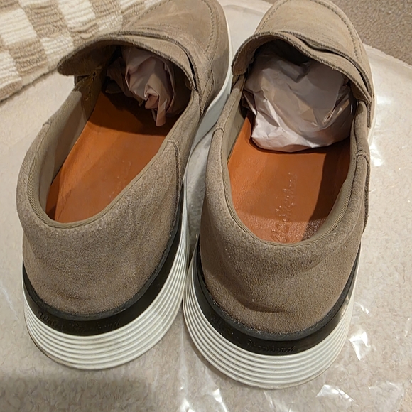 Wolf & Shepherd Crossover Penny Loafer Suede Leather Mens Size 11 M - Picture 7 of 15